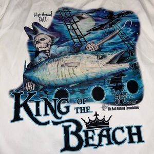 King of the Beach Fishing Tee